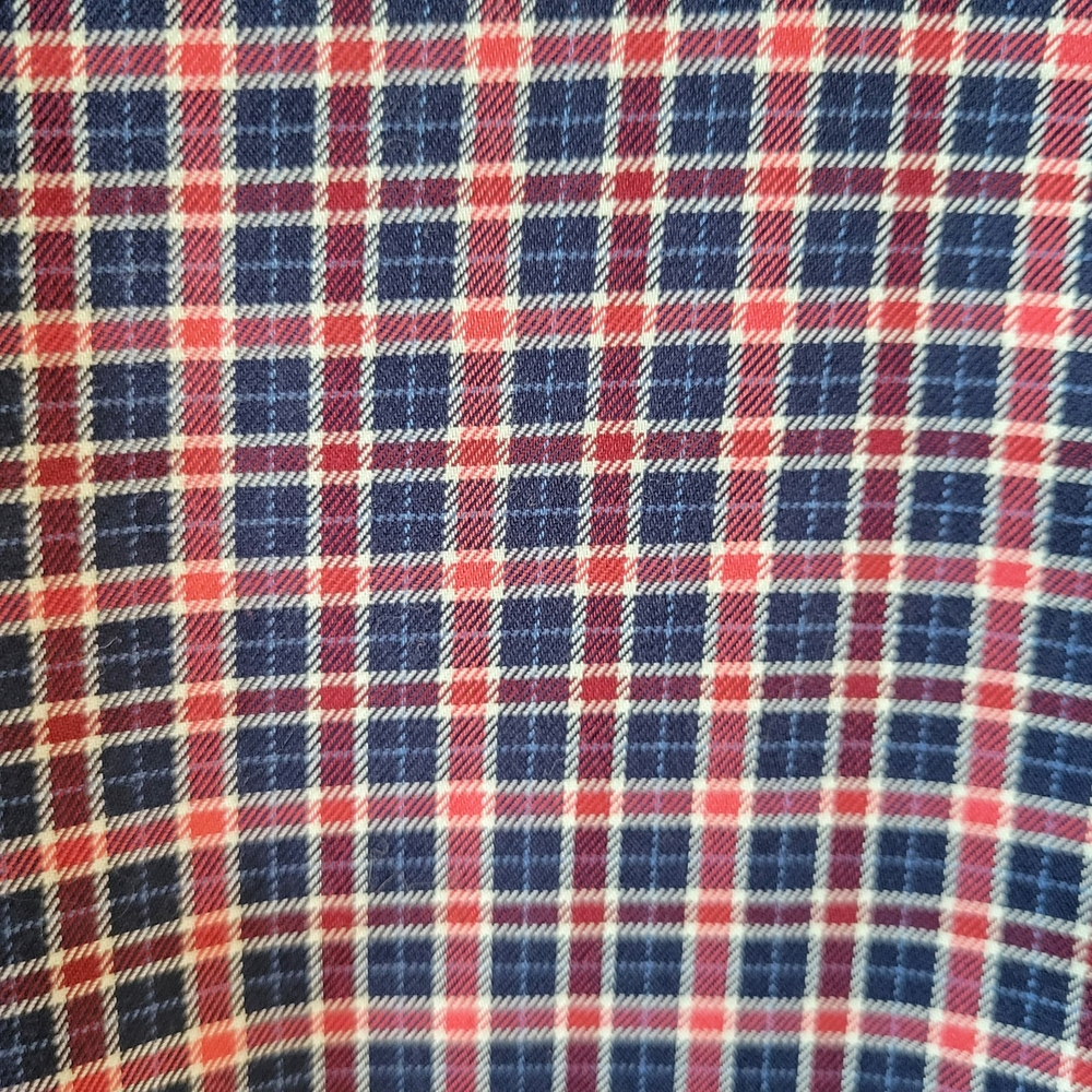 Brooks Brothers // M's Regent Fit Plaid Button Down Shirt // XL // Red & Blue - Picture 9 of 10